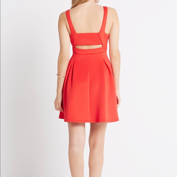 BCBG Generation Sexy Baby Doll Dress SZ 10 Red - Picture 3 of 8